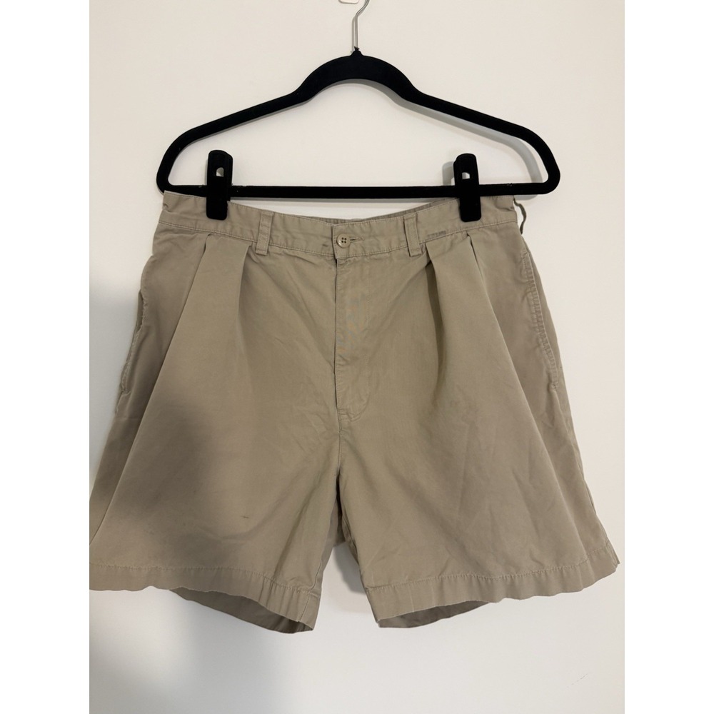 Polo Ralph Lauren Mens 34 Chino Shorts Khaki Tan 100% Cotton Classic Fit